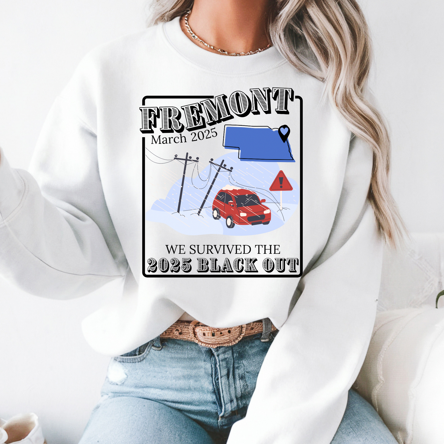 Fremont 2025 Blackout Supporter Crewneck Sweatshirt – Limited Edition