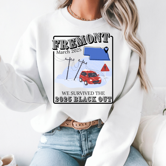 Fremont 2025 Blackout Supporter Crewneck Sweatshirt – Limited Edition
